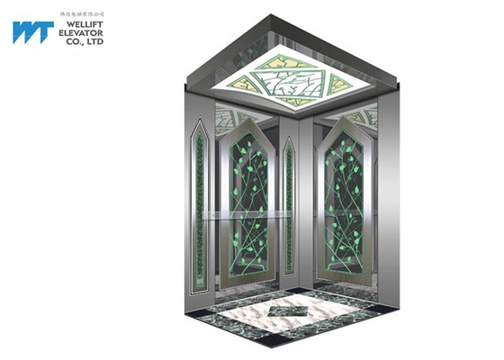 Broadens Space Elevator Dekoracja kabiny Podłoga samochodu Materiał PVC / marmur